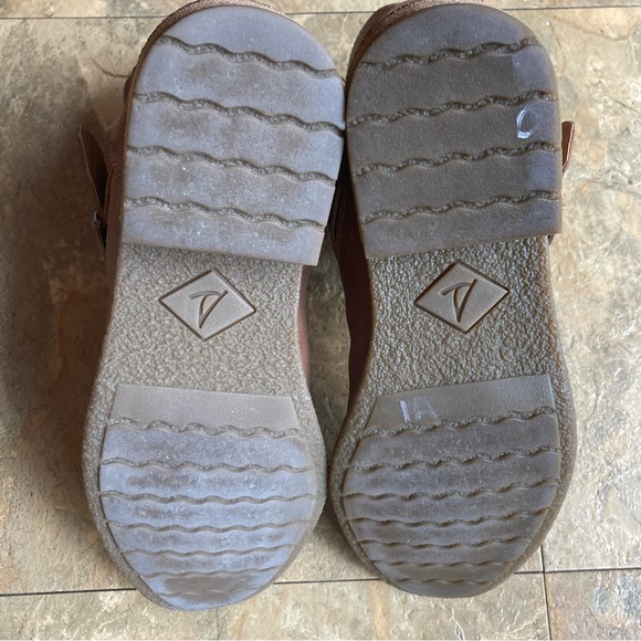 Sperry women’s seaport Brown Leather Ankle Boots - Picture 6 of 7